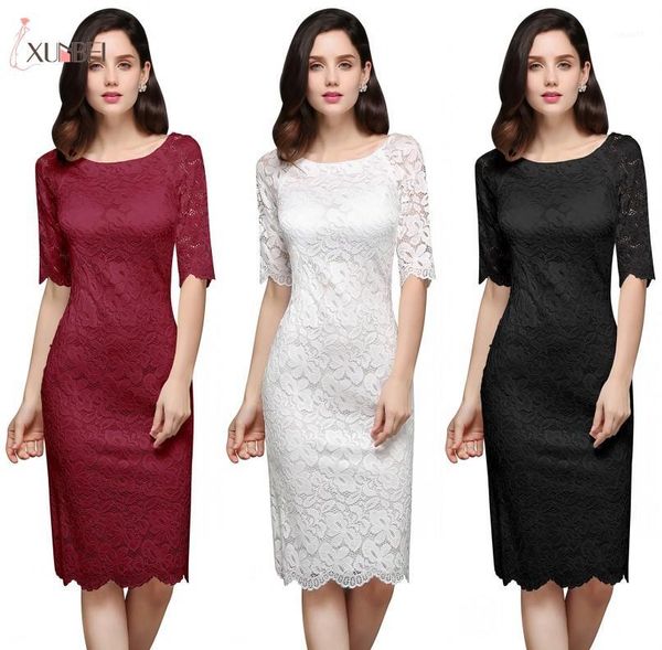 soiree mermaid litter black dress short lace evening dresses half sleeves mother of the bride dress party gown1, White;black
soiree mermaid litter black dress short lace evening dresses half sleeves mother of the bride dress party gown1, White;black