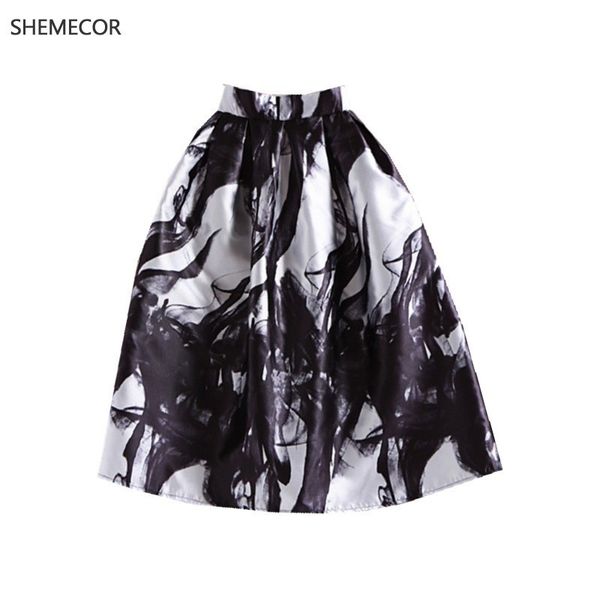 shemecor 2019 autumn winter 1950s hepburn retro vintage style black ink flower floral print high waist pleated swing midi skirt t200113
shemecor 2019 autumn winter 1950s hepburn retro vintage style black ink flower floral print high waist pleated swing midi skirt t200113