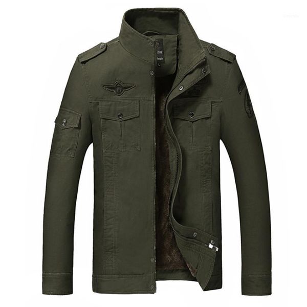 winter men bomber jacket casual jackets men clothes plus velvet jacket windproof windbreaker fashion jaqueta masculina1, Black;brown 
winter men bomber jacket casual jackets men clothes plus velvet jacket windproof windbreaker fashion jaqueta masculina1, Black;brown