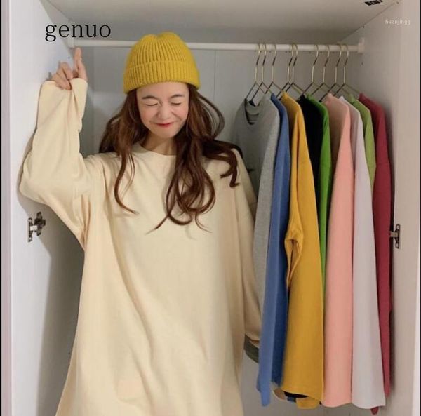 korean harajukut t-shirt women ulzzang long-sleeve cotton shirt plus size spring kawaii candy color tee oversize streetwear1, White
korean harajukut t-shirt women ulzzang long-sleeve cotton shirt plus size spring kawaii candy color tee oversize streetwear1, White