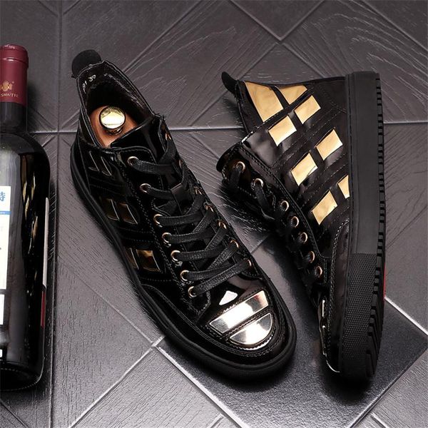 autumn men casual shoes fashion hip hop high ankle boots male punk luxury sneakers zapatillas hombre, Black
autumn men casual shoes fashion hip hop high ankle boots male punk luxury sneakers zapatillas hombre, Black