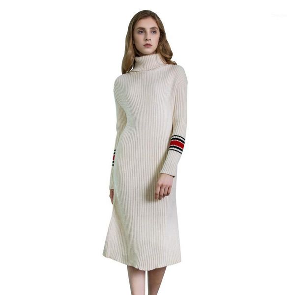 2020 british style women fashion pullover solid skirted knitwear ladies slim long knitted turtleneck sweaters dress outwear1, White;black
2020 british style women fashion pullover solid skirted knitwear ladies slim long knitted turtleneck sweaters dress outwear1, White;black