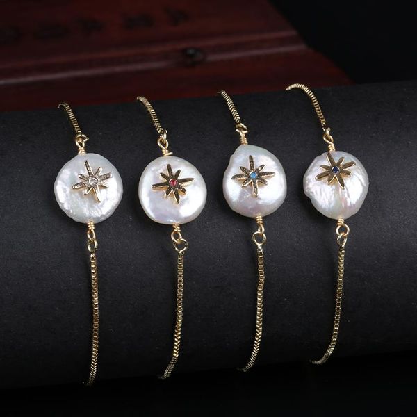 link, chain cz tiny star of david charm freshwater pearl bead charms dainty gold link bracelet for women wedding birthday jewelry gift, Black
link, chain cz tiny star of david charm freshwater pearl bead charms dainty gold link bracelet for women wedding birthday jewelry gift, Black