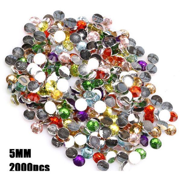 2000pc 5mm round rhinestone clear crystal cabochon 5mm flatback beads for diy nail phone decorations bracelet making acc jllata, Black
2000pc 5mm round rhinestone clear crystal cabochon 5mm flatback beads for diy nail phone decorations bracelet making acc jllata, Black