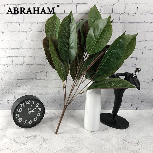 decorative flowers & wreaths 50cm 7 forks tropical leafs artificial plants fake tree branches silk magnolia leaves plant wall foliage for ho
decorative flowers & wreaths 50cm 7 forks tropical leafs artificial plants fake tree branches silk magnolia leaves plant wall foliage for ho
