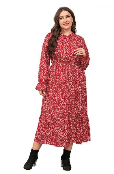neck casual dresses plus size women clothing womens designer flora printed dresses autumn long sleeve crew, Black;gray
neck casual dresses plus size women clothing womens designer flora printed dresses autumn long sleeve crew, Black;gray