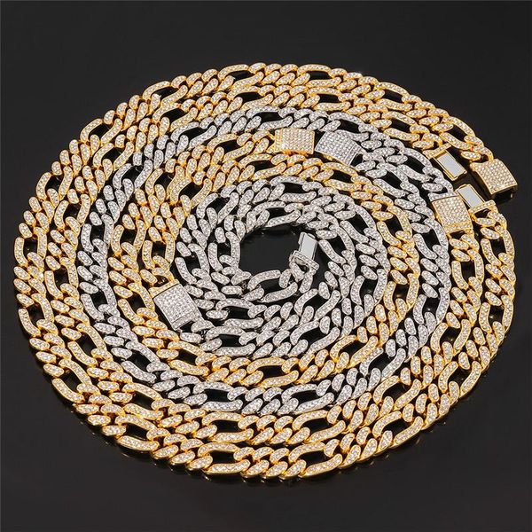 chokers 12mm white bubble crystal curb cuban miami chain men's hiphop necklace iced out bling rap rock dancer silver color jewelry gift, Golden;silver
chokers 12mm white bubble crystal curb cuban miami chain men's hiphop necklace iced out bling rap rock dancer silver color jewelry gift, Golden;silver