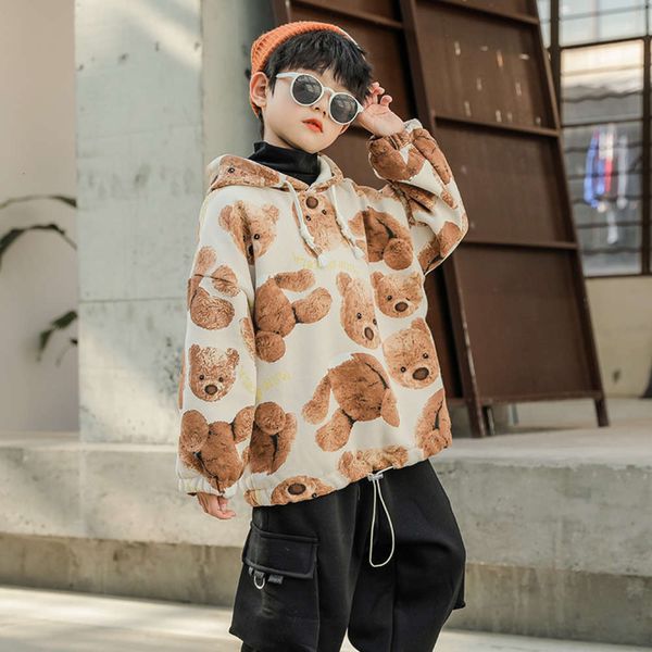 sweater wear autumn men's plush 2020 hooded new children's winter thickened base coat, Black
sweater wear autumn men's plush 2020 hooded new children's winter thickened base coat, Black