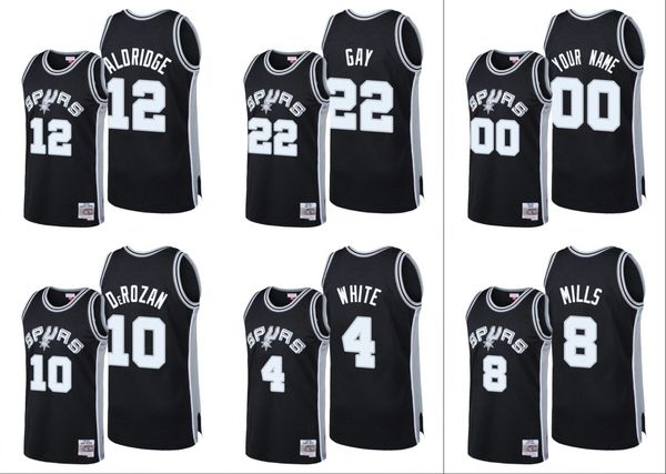 san antonio spurs men derrick white rudy gay lamarcus aldridge demar derozan patty mills 2020 reload classic custom jersey, Black
san antonio spurs men derrick white rudy gay lamarcus aldridge demar derozan patty mills 2020 reload classic custom jersey, Black
