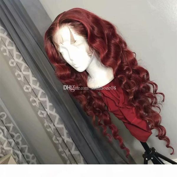 150 density 99j burgundy lace front human hair wigs for black women wine red preplucked brazilian loose wavy wig with baby hair, Black;brown
150 density 99j burgundy lace front human hair wigs for black women wine red preplucked brazilian loose wavy wig with baby hair, Black;brown