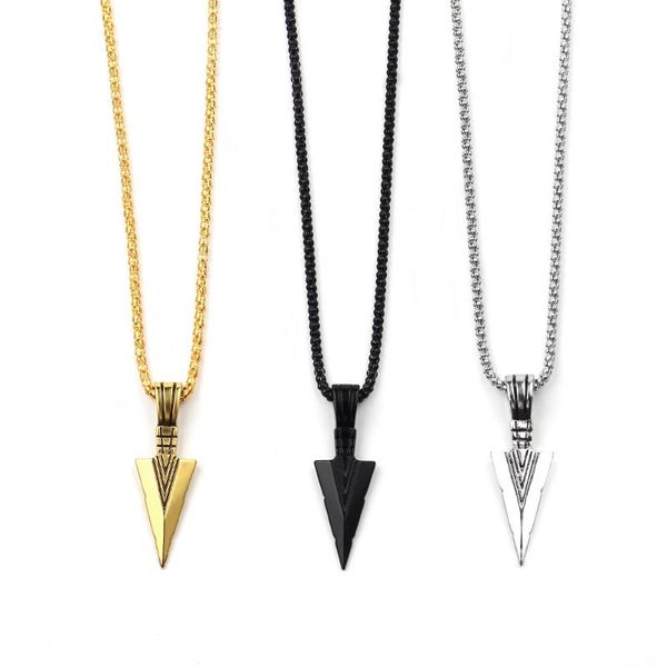 statement alloy arrow spearhead women men long necklace pendant hip hop black chains necklaces pendants for gift, Silver
statement alloy arrow spearhead women men long necklace pendant hip hop black chains necklaces pendants for gift, Silver