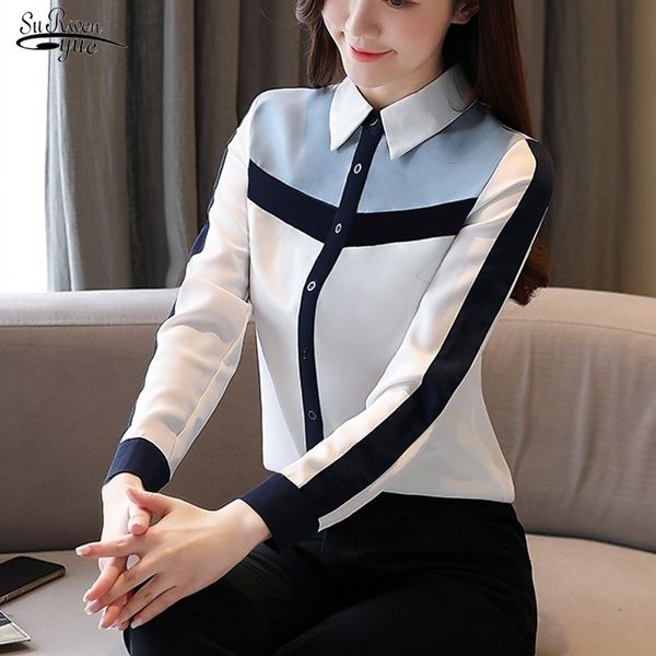 blusas mujer korean spring loose women shirts solid female long sleeve autumn blouse chiffon women and blouses 8398 50 y200828, White
blusas mujer korean spring loose women shirts solid female long sleeve autumn blouse chiffon women and blouses 8398 50 y200828, White