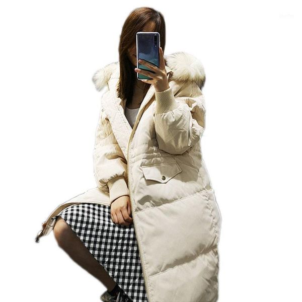 korean outwear long parka 2018 new winter raccoon fur hooded duck down jacket thick denim thick warm jacket down coat ev2261, Black
korean outwear long parka 2018 new winter raccoon fur hooded duck down jacket thick denim thick warm jacket down coat ev2261, Black