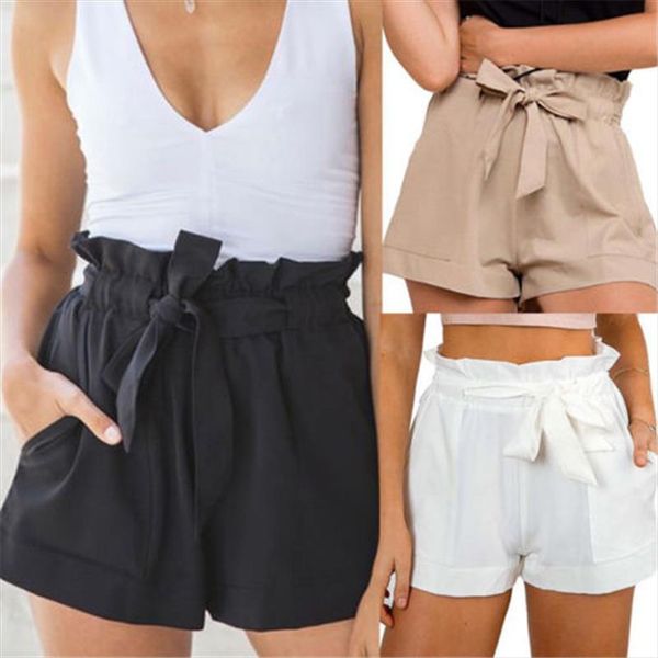 2019 summer shorts women fashion short pants office lady casual shorts solid color beach trunks feminino bottoms, White;black
2019 summer shorts women fashion short pants office lady casual shorts solid color beach trunks feminino bottoms, White;black