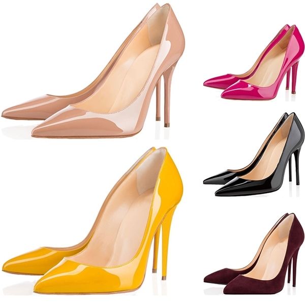 women shoes red bottoms high heels pointed toe red sole 8cm 10cm 12cm pumps come dust bags wedding shoes 36-42, Black
women shoes red bottoms high heels pointed toe red sole 8cm 10cm 12cm pumps come dust bags wedding shoes 36-42, Black
