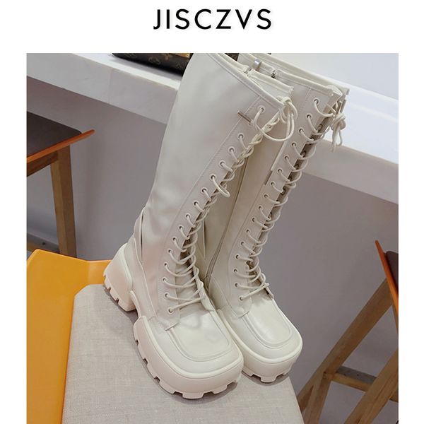 boots chunky platform high women white lace-up square toe knee casual street style knight 2021 autumn, Black
boots chunky platform high women white lace-up square toe knee casual street style knight 2021 autumn, Black