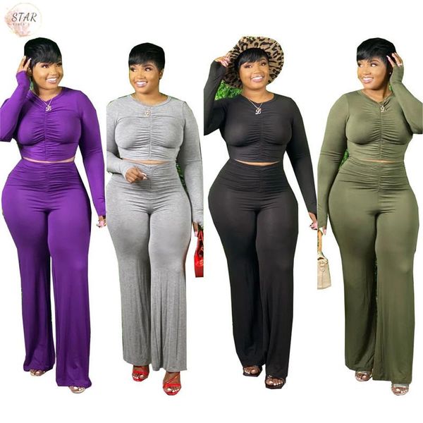 plus size 4xl 5xl two piece set women tracksuits stretch draped crop baggy flared pants home clothes wholesale dropshipping, Gray
plus size 4xl 5xl two piece set women tracksuits stretch draped crop baggy flared pants home clothes wholesale dropshipping, Gray