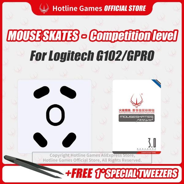 ine games 3.0 competition level mouse skates mouse feet pad replacement feet for gpro 0.28mm/0.8mm thickness
ine games 3.0 competition level mouse skates mouse feet pad replacement feet for gpro 0.28mm/0.8mm thickness