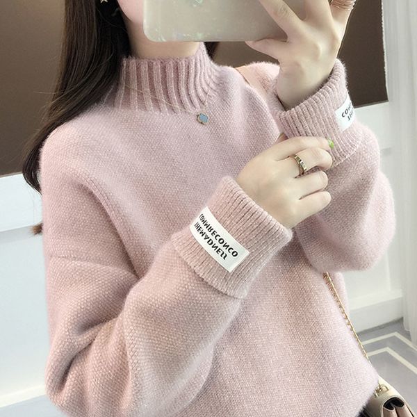 female mimicked mink wool pullovers spring sweaters casual autumn fashion korean down long sleeve women's jerseys r388 iqua, White;black
female mimicked mink wool pullovers spring sweaters casual autumn fashion korean down long sleeve women's jerseys r388 iqua, White;black