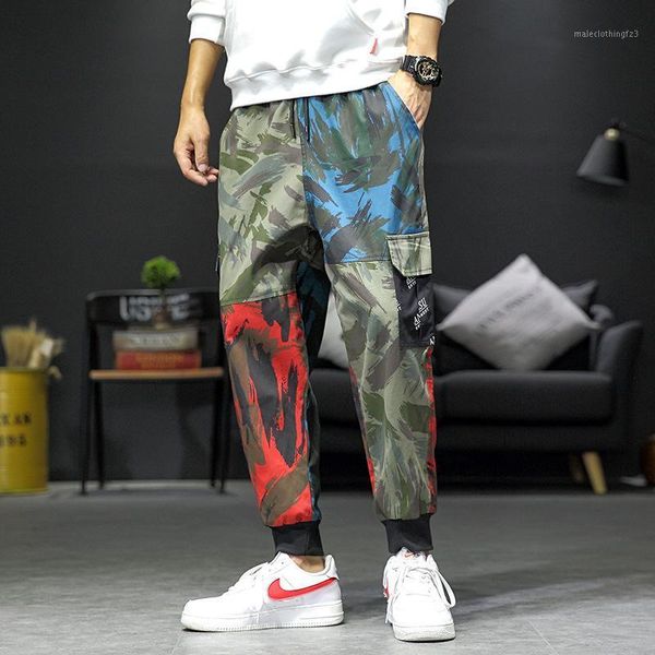 men's pants 2021 fall camouflage overalls men's logo strappy hip hop multi-pocket track plus slacks1, Black
men's pants 2021 fall camouflage overalls men's logo strappy hip hop multi-pocket track plus slacks1, Black