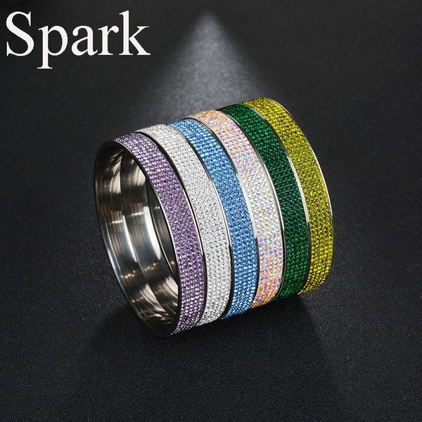 lovely colorful bangle stainless steel 12 colors 5 rows crystal clay bangle & bracelet for women gift bijoux, Black
lovely colorful bangle stainless steel 12 colors 5 rows crystal clay bangle & bracelet for women gift bijoux, Black