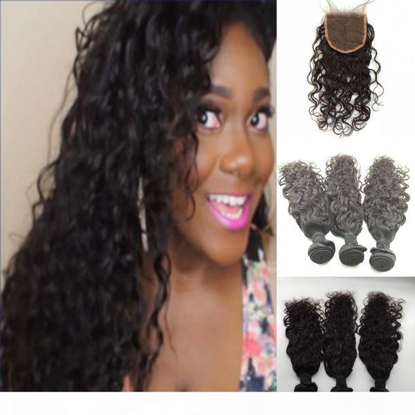 8a water wave brazilian hair bundles with lace closure malaysian peruvian indian remy virgin human hair weaves dyeable ing, Black
8a water wave brazilian hair bundles with lace closure malaysian peruvian indian remy virgin human hair weaves dyeable ing, Black