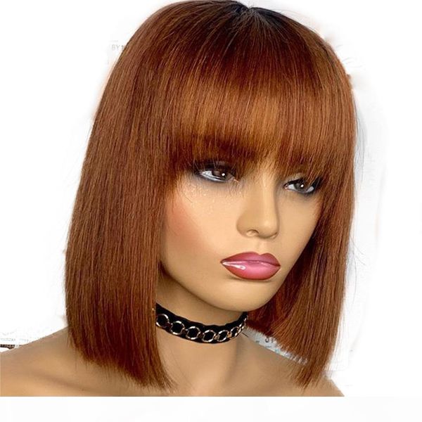 paff brazilian chestnut brown remy human hair lace front wigs bob fringe silky straight full lace wigs with bangs, Black;brown
paff brazilian chestnut brown remy human hair lace front wigs bob fringe silky straight full lace wigs with bangs, Black;brown