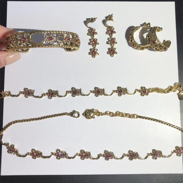 fashion retro jewelry set bracelet necklace earrings for woman brass diamond bracelet supply necklace chain, Black
fashion retro jewelry set bracelet necklace earrings for woman brass diamond bracelet supply necklace chain, Black