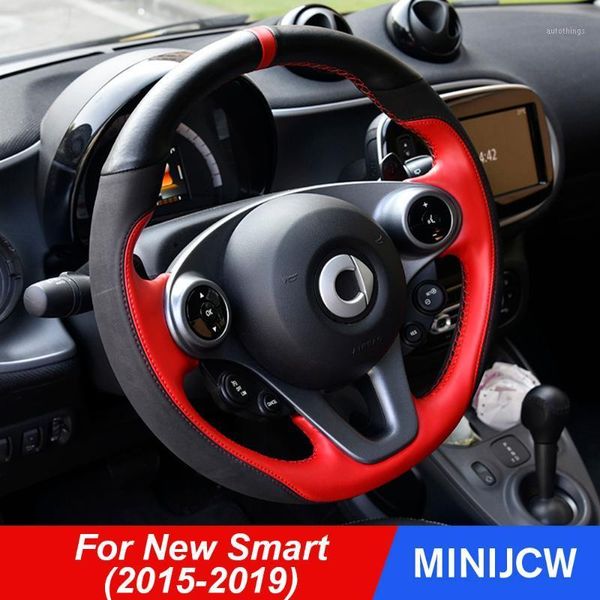 car steering wheel leather cover protector interior decoration for smart 453 fortwo forfour car accessories1
car steering wheel leather cover protector interior decoration for smart 453 fortwo forfour car accessories1