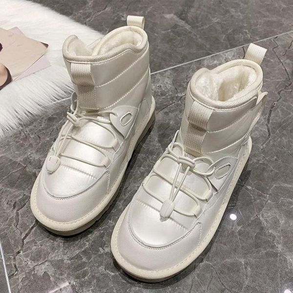 women ankle boots ladies slip on snow boot female sewing winter warm short plush shoes non slip platform flats outdoor casual, Black
women ankle boots ladies slip on snow boot female sewing winter warm short plush shoes non slip platform flats outdoor casual, Black