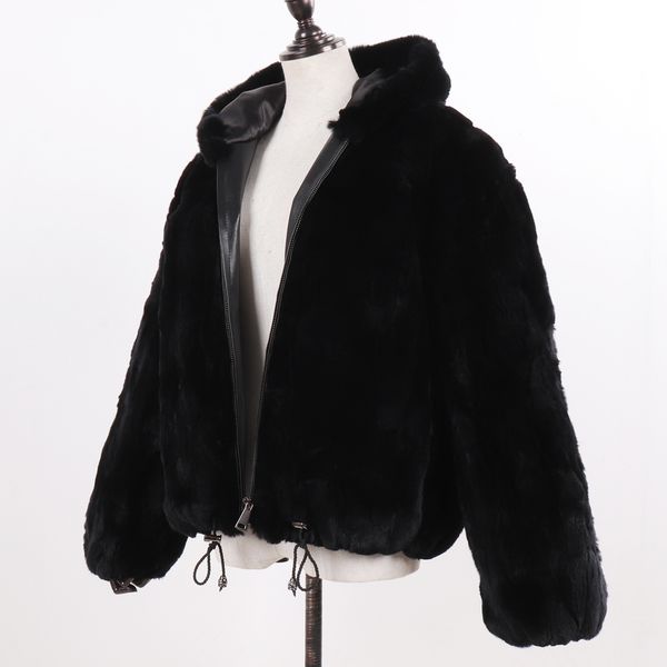 new women 100% natural rex rabbit fur hooded coats winter russian lady warm real rex rabbit fur jackets genuine fur overcoat lj201202, Black
new women 100% natural rex rabbit fur hooded coats winter russian lady warm real rex rabbit fur jackets genuine fur overcoat lj201202, Black