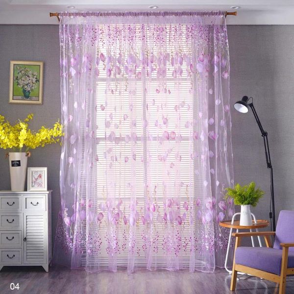 1*2.7m tulip floral voile curtain beautiful house decor door window curtain panel sheer valances scarf
1*2.7m tulip floral voile curtain beautiful house decor door window curtain panel sheer valances scarf