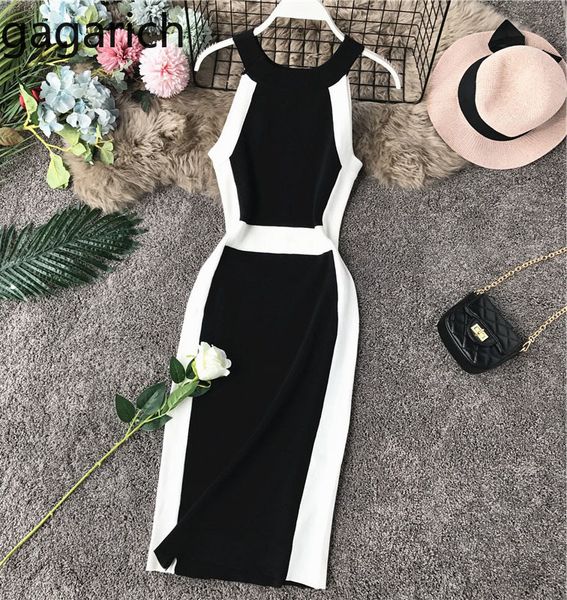 gagarich casual women dress knitted o neck sleeveless white stripe side elegant midi dresses bodycon female vestidos y200120, White;black
gagarich casual women dress knitted o neck sleeveless white stripe side elegant midi dresses bodycon female vestidos y200120, White;black
