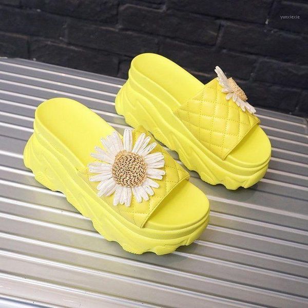 wedge slippers women summer designers chunky platform sandals flower beach casual shoes woman 9cm high heels outside slides 20201, Black
wedge slippers women summer designers chunky platform sandals flower beach casual shoes woman 9cm high heels outside slides 20201, Black
