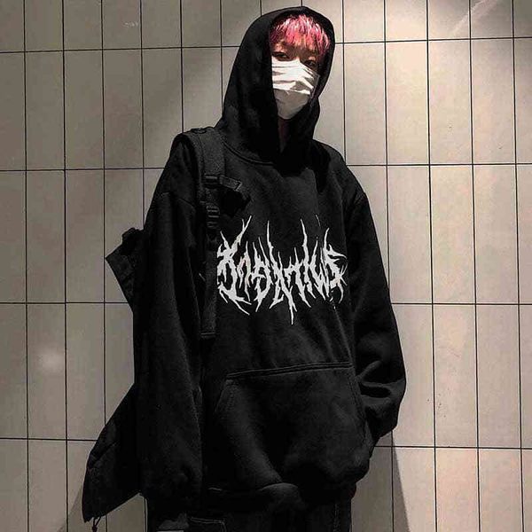 2021 new gothic hoodies oversized couple hoodie women letter printed streetwear hooded long sleeve autumn winter white pullover mtqv, Black
2021 new gothic hoodies oversized couple hoodie women letter printed streetwear hooded long sleeve autumn winter white pullover mtqv, Black