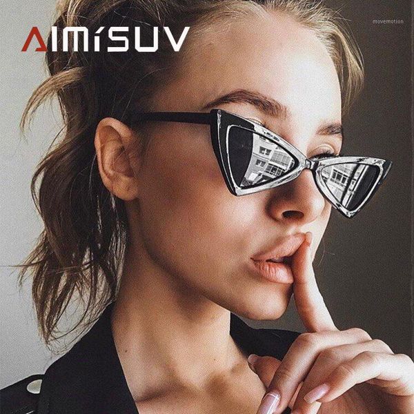 aimisuv fashion triangular sunglasses women retro cat eye sunglasses for ladies classic brand shades luxury small glasses uv4001, White;black
aimisuv fashion triangular sunglasses women retro cat eye sunglasses for ladies classic brand shades luxury small glasses uv4001, White;black