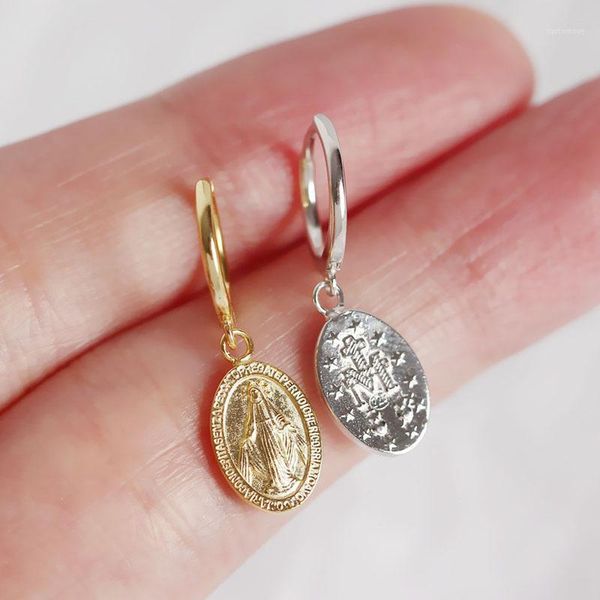 other 1pair 100% authentic 925 sterling silver golds virgin mary /goddess /holy mother oval hoop huggie earrings fine jewelry tle6091, Golden;silver
other 1pair 100% authentic 925 sterling silver golds virgin mary /goddess /holy mother oval hoop huggie earrings fine jewelry tle6091, Golden;silver