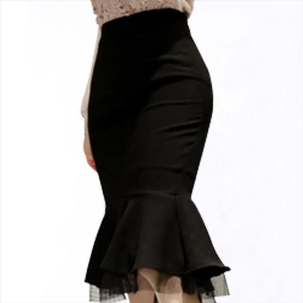 new fishtail trumpet skirt organza lace skirt black high waist skirts women drop shipping good quality
new fishtail trumpet skirt organza lace skirt black high waist skirts women drop shipping good quality