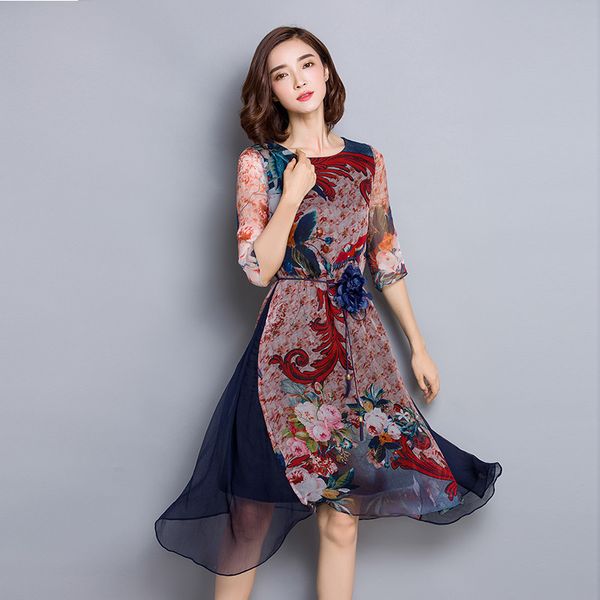 2021 new vintage neck floral print dressed in silk half sleeve summer dresses casual women's clothing fy451 9ki8, Black;gray
2021 new vintage neck floral print dressed in silk half sleeve summer dresses casual women's clothing fy451 9ki8, Black;gray