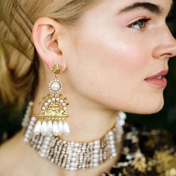 ppg&pgg brand simulated pearl tassel earrings for women bridal party drop statement earrings wholesale maxi jewelry, Silver
ppg&pgg brand simulated pearl tassel earrings for women bridal party drop statement earrings wholesale maxi jewelry, Silver