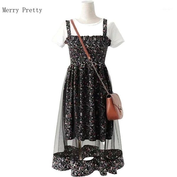 two piece dress mesh patchwork sling women floral print strap and white solid short sleeve t shirts sets clothes 2 set1
two piece dress mesh patchwork sling women floral print strap and white solid short sleeve t shirts sets clothes 2 set1