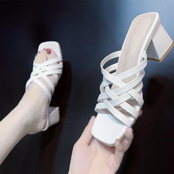 slippers women's summer fashion pu leather square toe ladies sandals cross tied women low heels shoes female footwear, Black
slippers women's summer fashion pu leather square toe ladies sandals cross tied women low heels shoes female footwear, Black