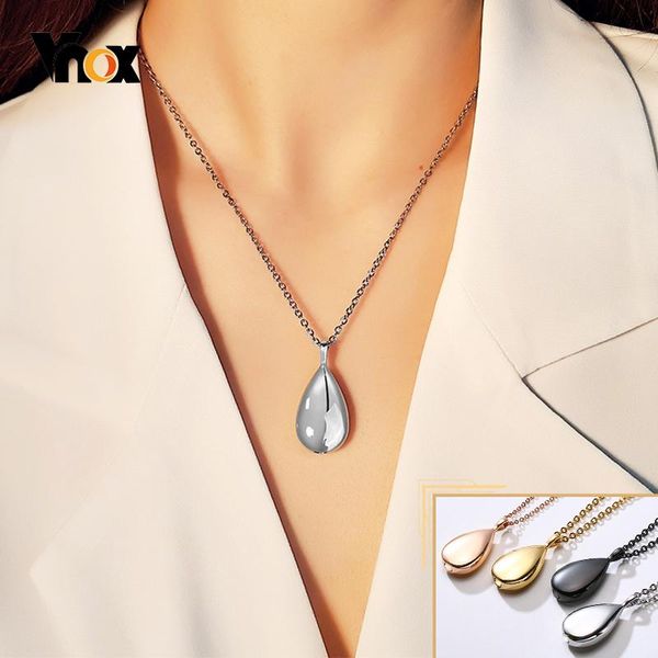 vnox elegant water drop necklace for women hollow cremation urn pendant animal grandpa keepsake memorial jewelry meaningful gift, Silver
vnox elegant water drop necklace for women hollow cremation urn pendant animal grandpa keepsake memorial jewelry meaningful gift, Silver