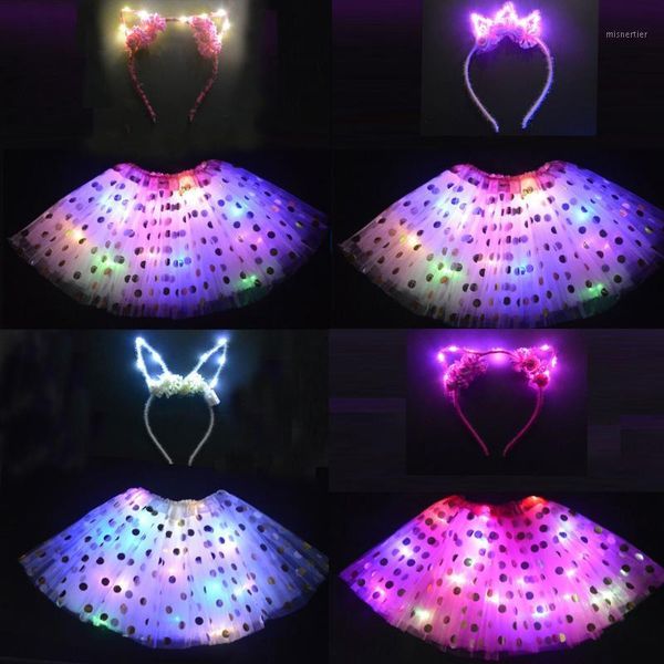 party decoration girls led ear headband crown light up polka dot tutu skirt neon luminous dance dress festival costume stage wear 3-12 year1
party decoration girls led ear headband crown light up polka dot tutu skirt neon luminous dance dress festival costume stage wear 3-12 year1