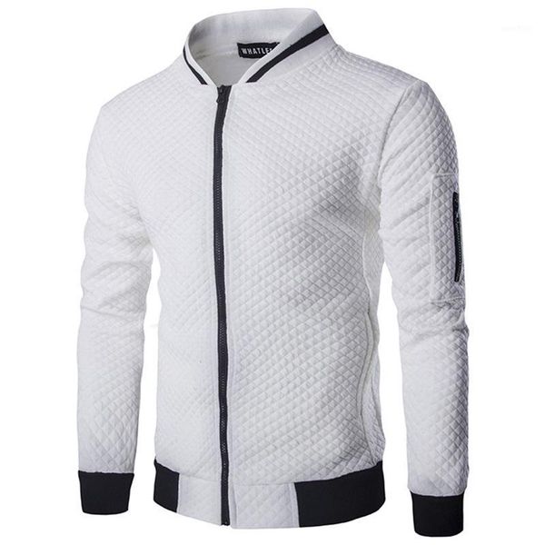 2018 new casual coat men jacket fashion autumn solid plaid thin men bomber jacket stand collar european size1, Black;brown
2018 new casual coat men jacket fashion autumn solid plaid thin men bomber jacket stand collar european size1, Black;brown