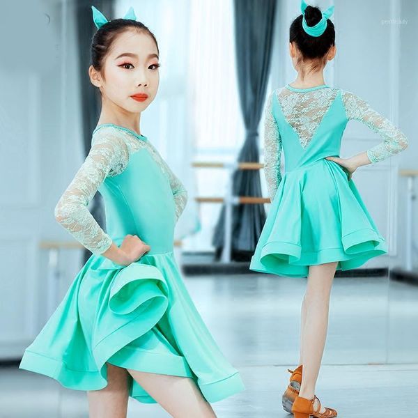stage wear 2021 latest style long lace sleeve latin dance dress girls children kids rumba chacha samba cowboy ballroom dress1, Black;red
stage wear 2021 latest style long lace sleeve latin dance dress girls children kids rumba chacha samba cowboy ballroom dress1, Black;red