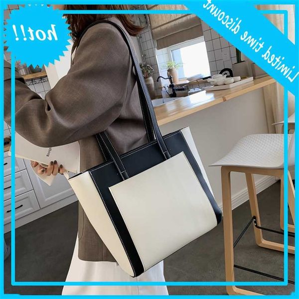 big women's 2019 new korean versatile fashion shoulder ins wind large capacity student tote bag
big women's 2019 new korean versatile fashion shoulder ins wind large capacity student tote bag