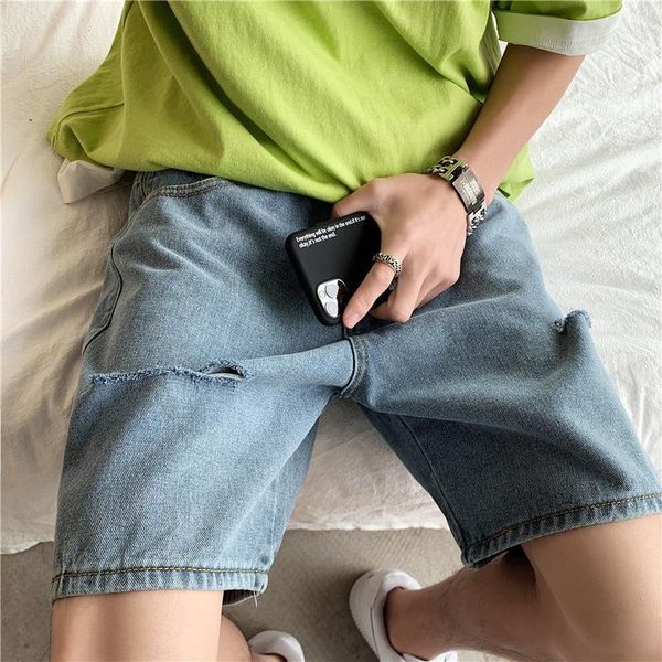 jeans short 2020 summer thin section with holes denim shorts male fashion shorts men relaxed bermuda1, Blue
jeans short 2020 summer thin section with holes denim shorts male fashion shorts men relaxed bermuda1, Blue