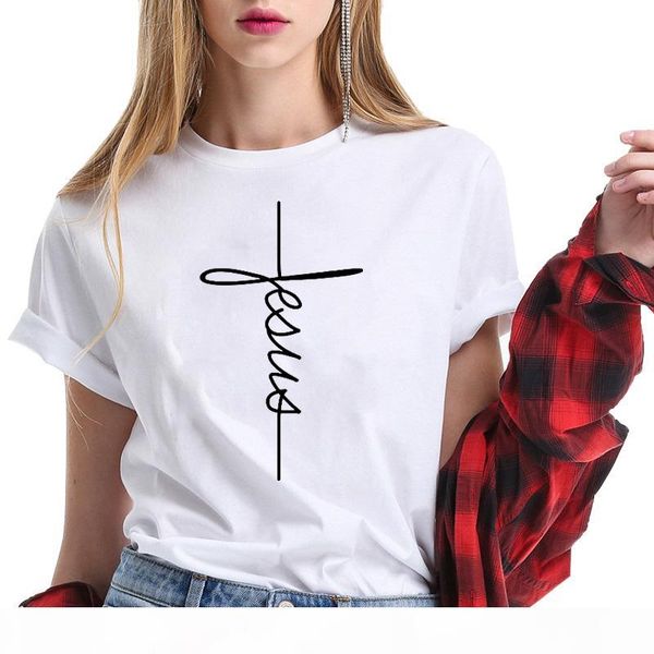 new arrival women t shirt christian short sleeve faith t-shirt for women streetwear tshirt cross printed funny summer tees, White
new arrival women t shirt christian short sleeve faith t-shirt for women streetwear tshirt cross printed funny summer tees, White