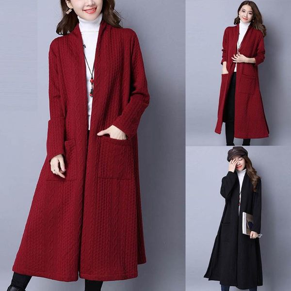 women's wool & blends women casual solid outerwear pocket jacket loose cardigan long sleeve coats dropshiping 2021 w1101, Black
women's wool & blends women casual solid outerwear pocket jacket loose cardigan long sleeve coats dropshiping 2021 w1101, Black